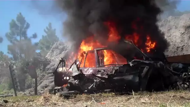 Big Three East 2014 - 'Mad Minute' Explosive Vehicular Combat Demonstration - SUV