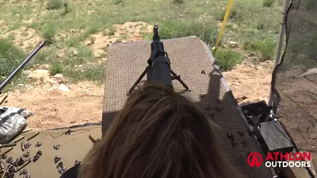 Firing the Belt-Fed M249 SAW at the Big Sandy Shoot