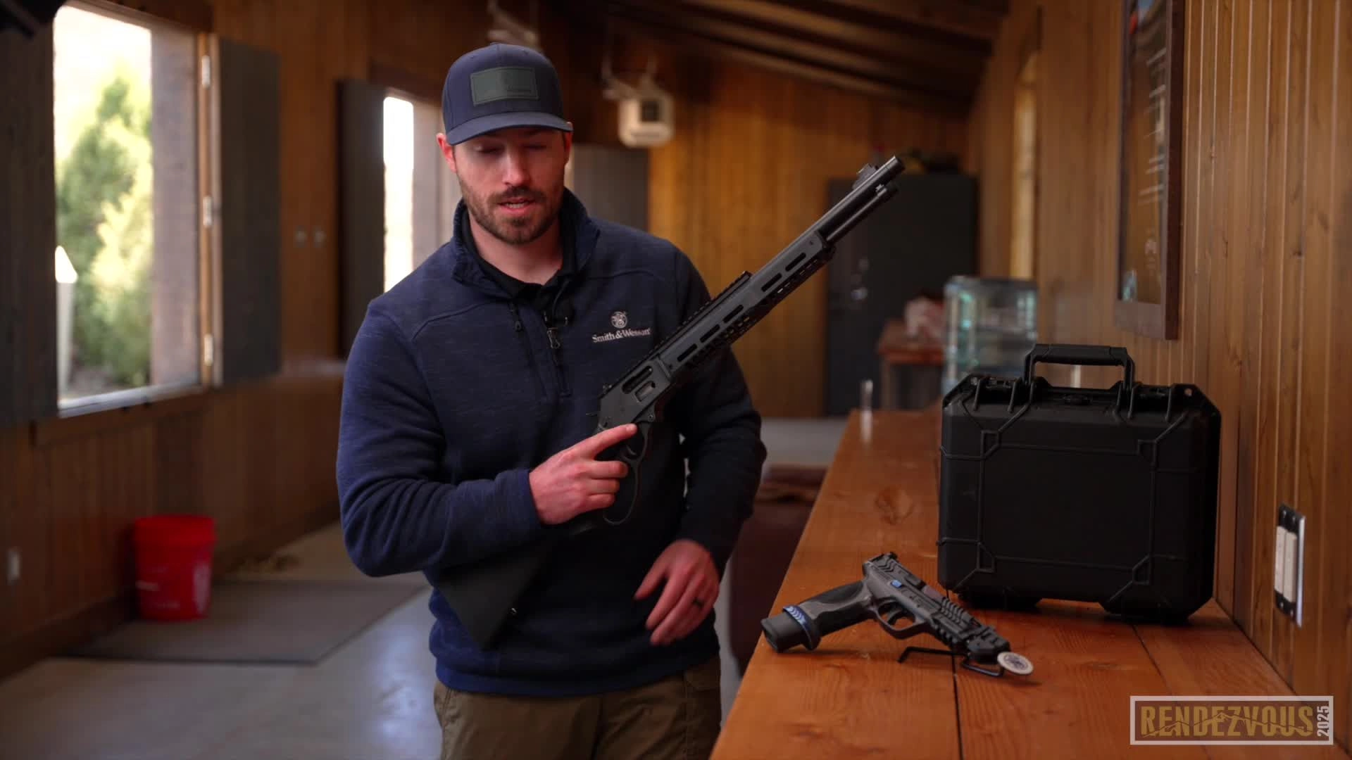 Smith & Wesson Model 1854 Stealth Hunter Lever-Action Rifle at 2025 Athlon Rendezvous