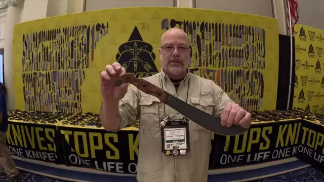 Topps Knives Ed Caulderon Machete at SHOT Show 2026