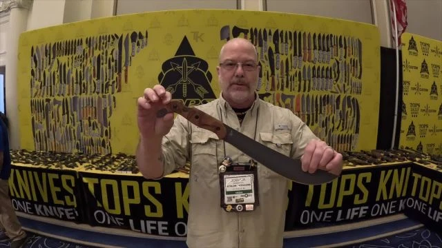 Topps Knives Ed Caulderon Machete at SHOT Show 2026