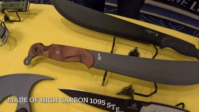 Topps Knives Ed Caulderon Machette at SHOT Show 2026